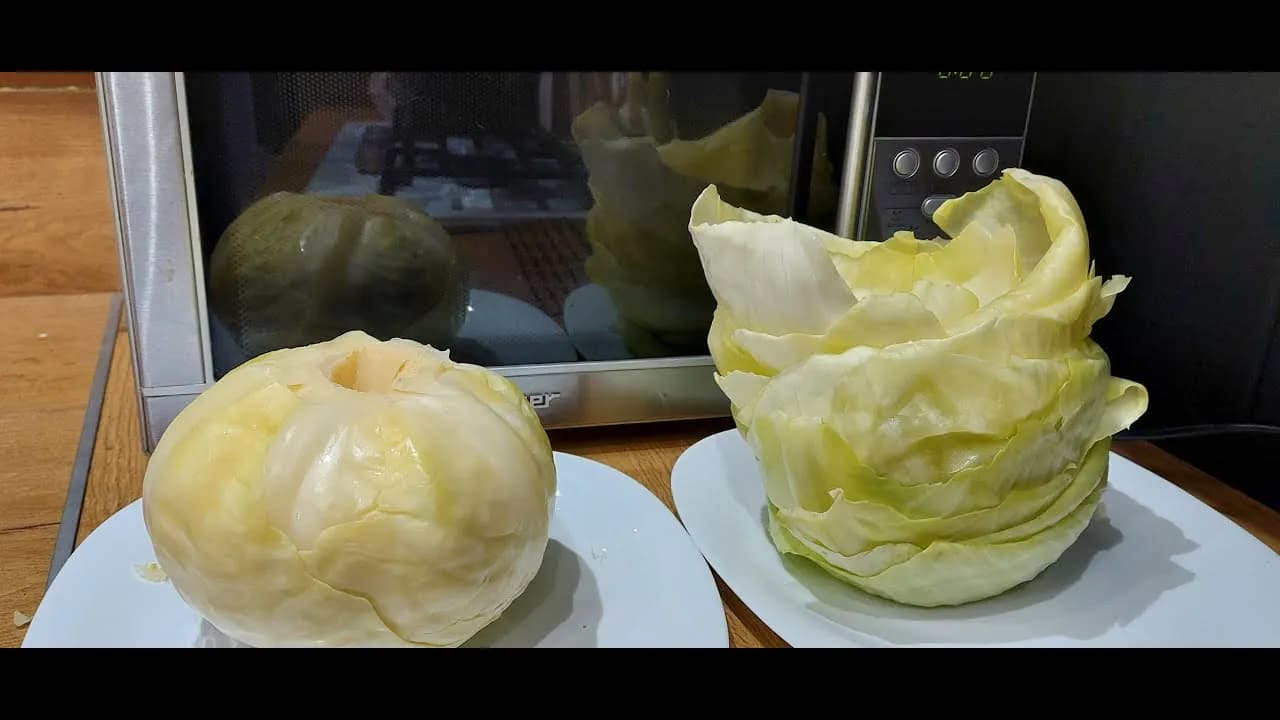 Jak przygotować kapustę na gołąbki w mikrofali: Szybka metoda