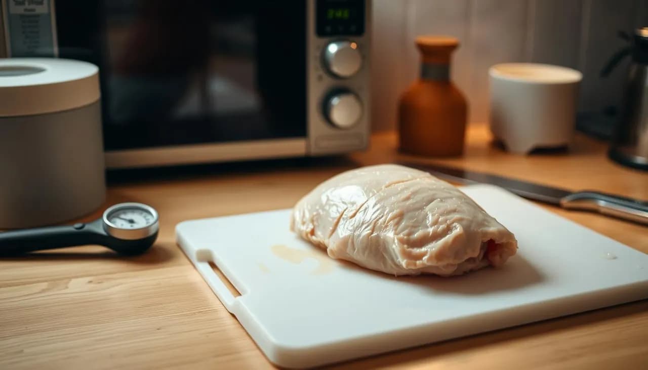 Jak rozmrozić pierś z kurczaka w mikrofali: 5 bezpiecznych kroków