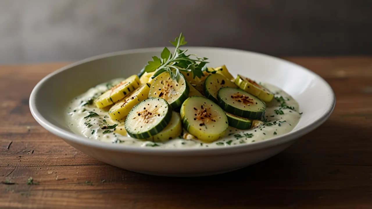 Łatwy przepis na cukinię w sosie śmietanowym - smaczne danie
